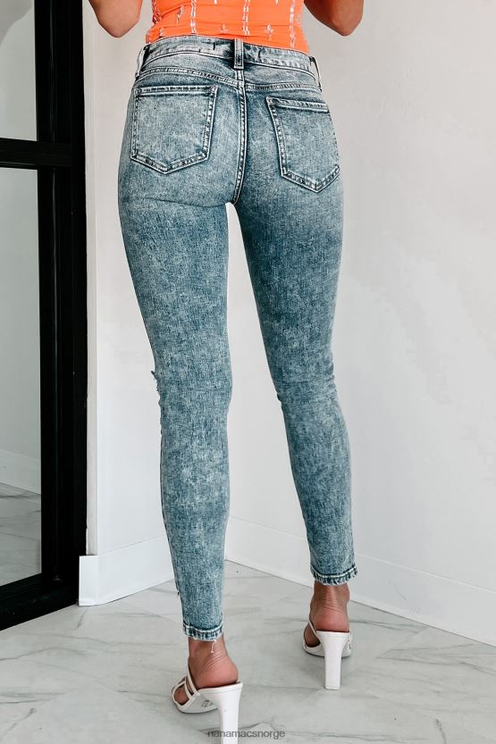 medium NanaMacs strengt casual mid-rise distressed eunina skinny jeans 402NJ03492