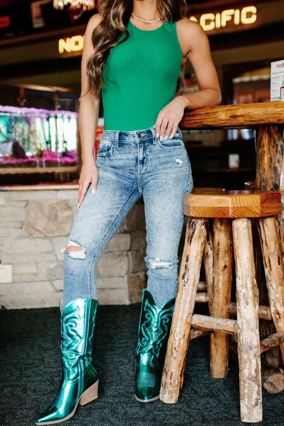 medium NanaMacs strengt casual mid-rise distressed eunina skinny jeans 402NJ03492