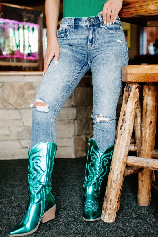 medium NanaMacs strengt casual mid-rise distressed eunina skinny jeans 402NJ03492