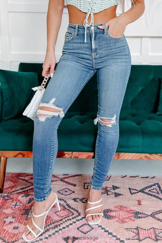 medium denim NanaMacs rasle buret høye cello skinny jeans 402NJ03400