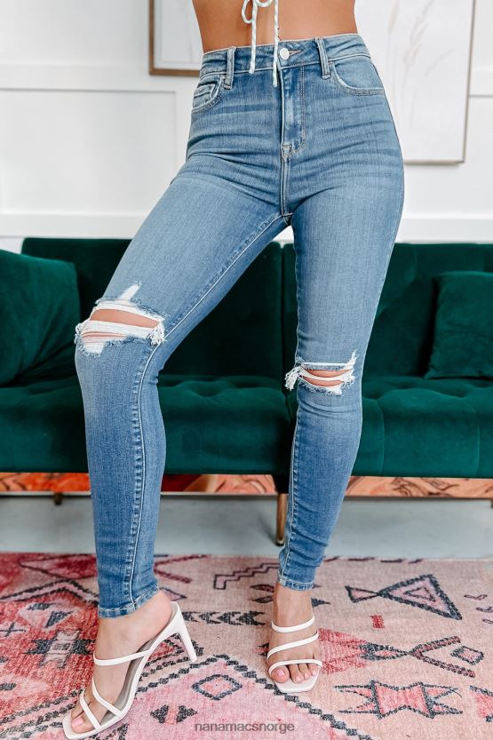 medium denim NanaMacs rasle buret høye cello skinny jeans 402NJ03400