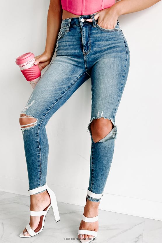 middels lys NanaMacs rochester dreams mid rise spesielle en skinny jeans 402NJ03498