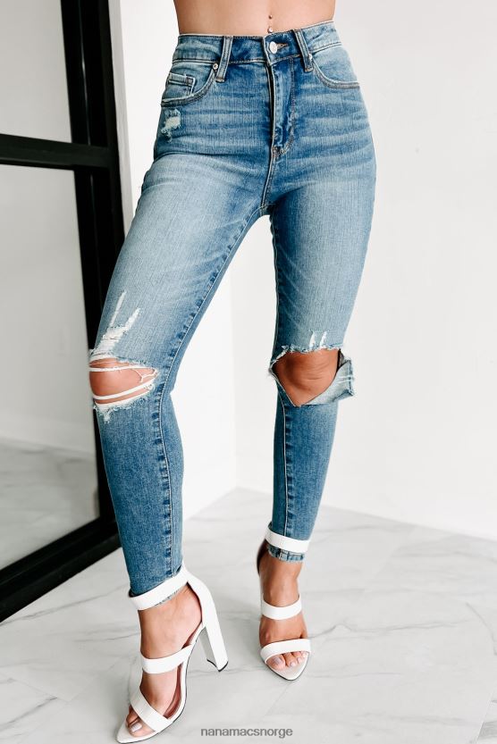 middels lys NanaMacs rochester dreams mid rise spesielle en skinny jeans 402NJ03498