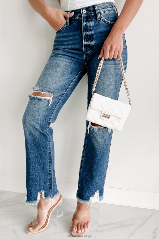 middels lys NanaMacs tid til å kaste bort middels høye rette ben spesial en jeans 402NJ03485