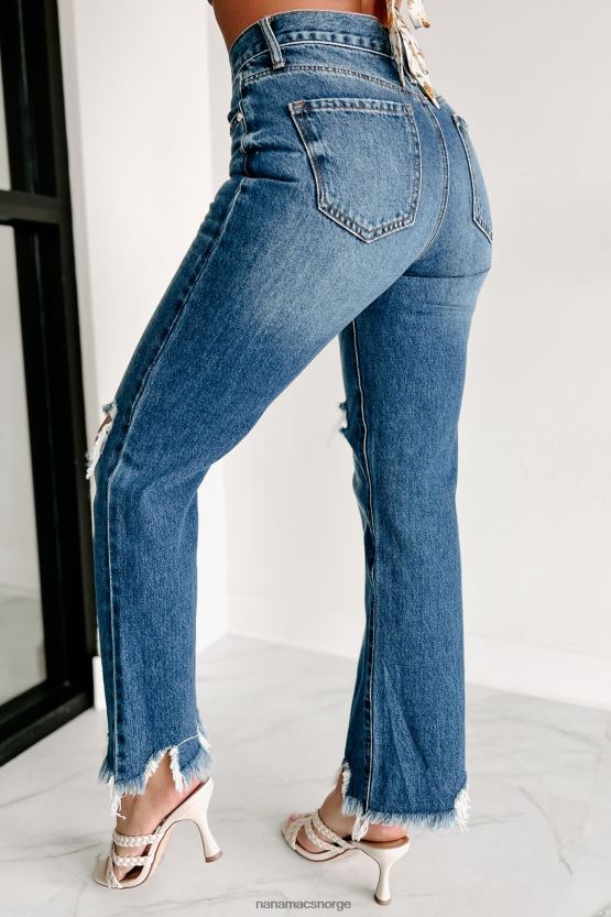 middels lys NanaMacs tid til å kaste bort middels høye rette ben spesial en jeans 402NJ03485