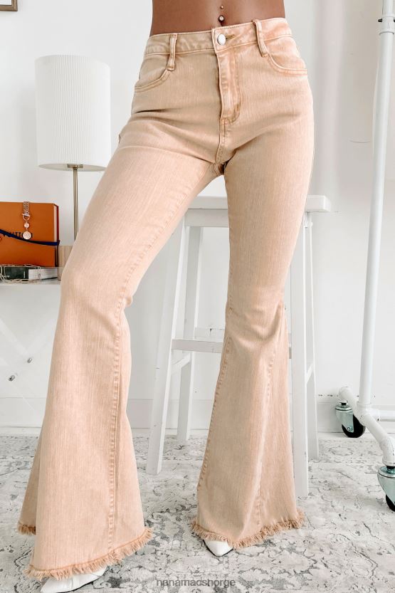 sand NanaMacs min egen tid mid-rise blussede jeans 402NJ03512