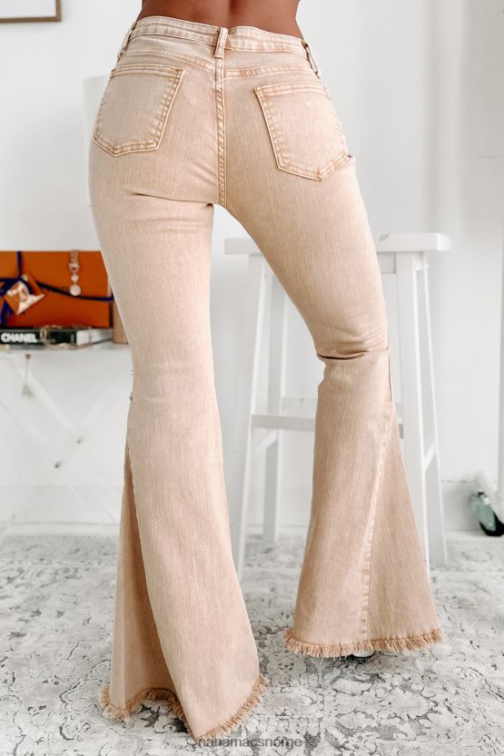 sand NanaMacs min egen tid mid-rise blussede jeans 402NJ03512