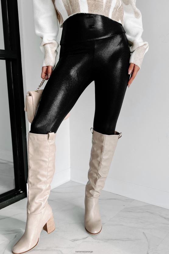 glitter svart NanaMacs flørtvarslende originale leggings 402NJ01538