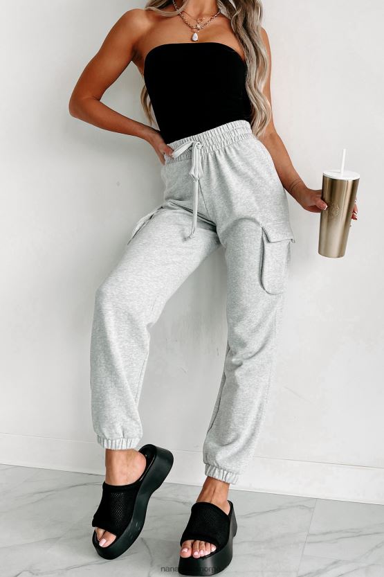 gråmelert NanaMacs holde den tilbakelente joggere med lastlomme 402NJ03343