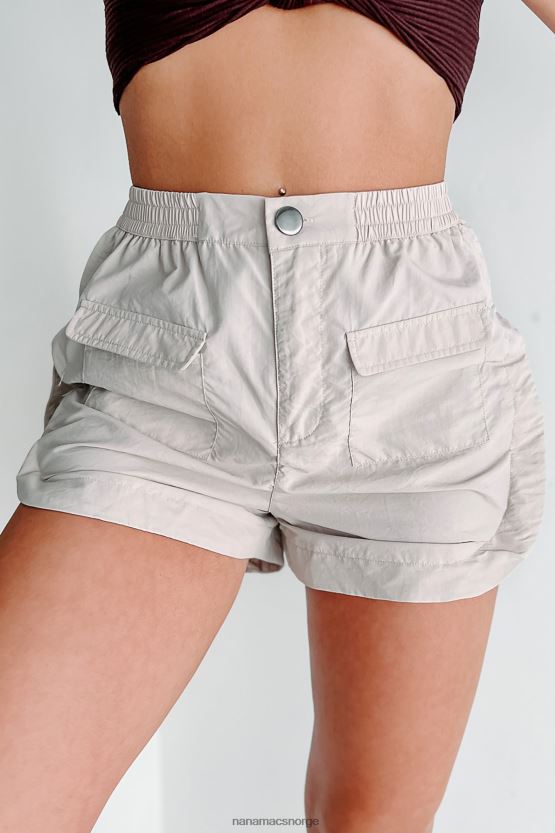 kokosnøttmelk NanaMacs daglige turer med høy midje nylonshorts 402NJ02800
