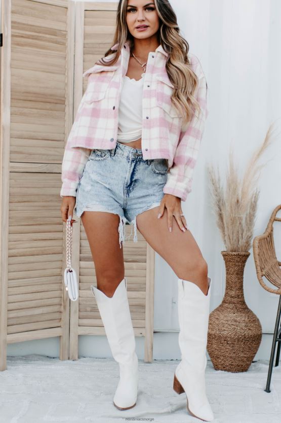 lyse blå NanaMacs den søteste grunnen høyhus distressed acid wash shorts 402NJ02837