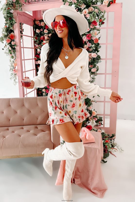 tåkete rose NanaMacs blomster fra deg blomstershorts 402NJ02975