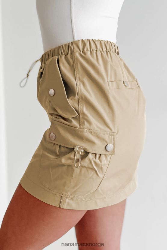 kaki NanaMacs slutter seg til rekkene lastlomme miniskjørt 402NJ03195