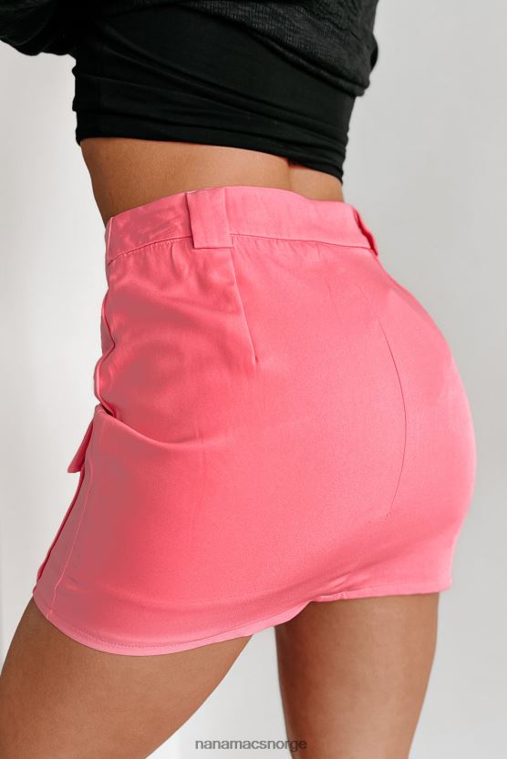 rosa NanaMacs bedre nå cargo lomme mini skjørt 402NJ03161