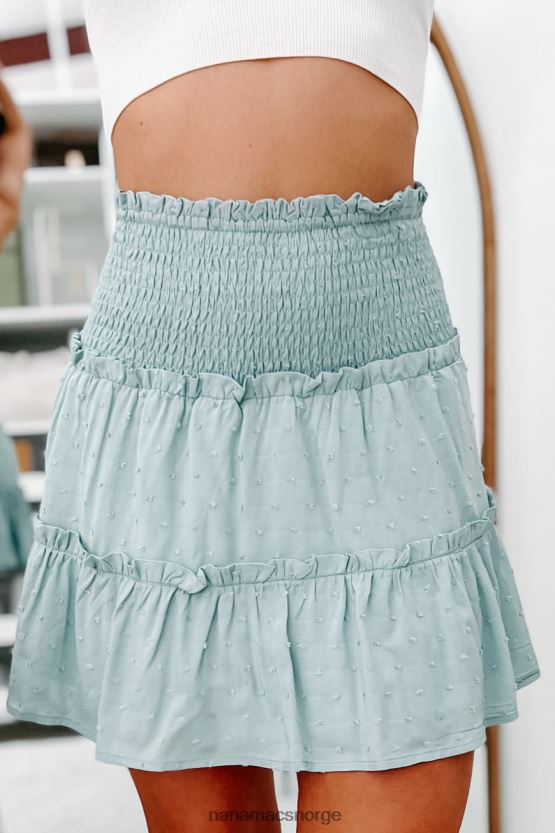 salvie NanaMacs rett som regn-lags smocked swiss dot skjørt 402NJ03269