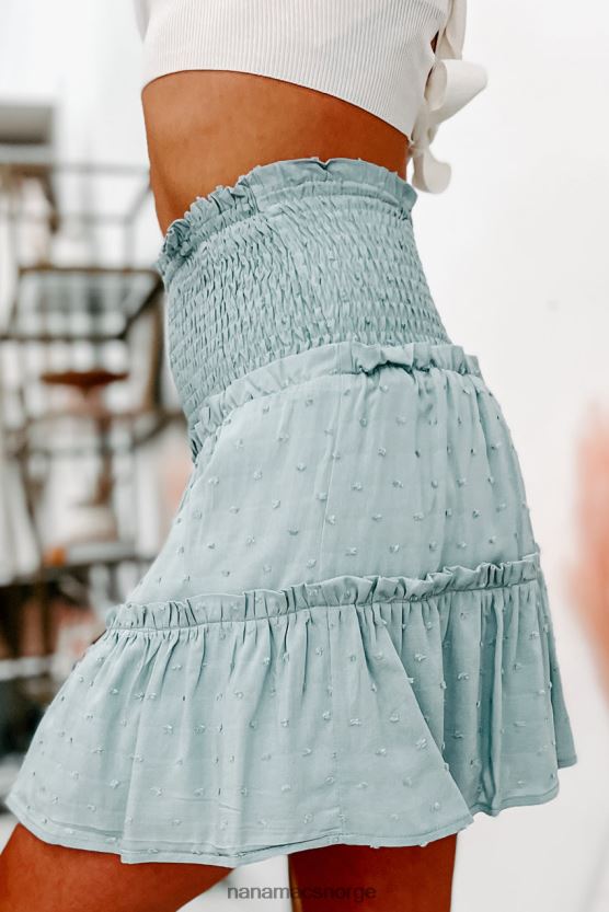 salvie NanaMacs rett som regn-lags smocked swiss dot skjørt 402NJ03269