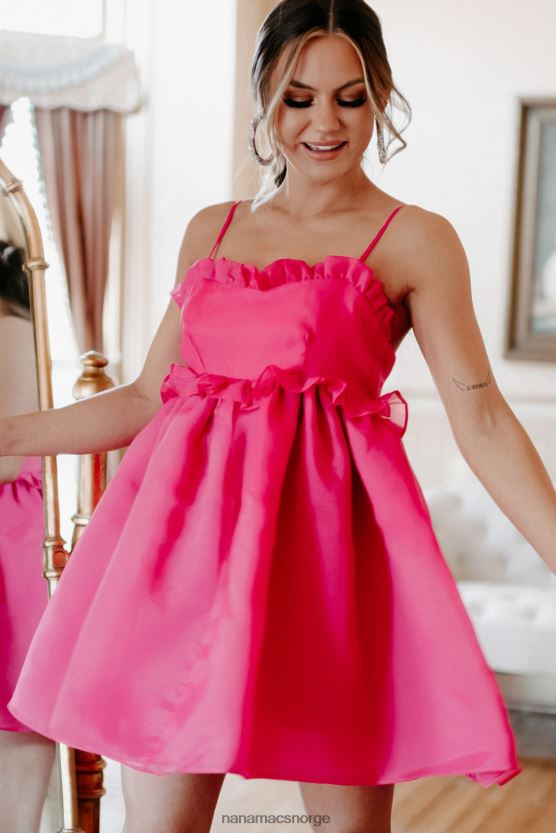 fuchsia NanaMacs her wow organza babydoll kjole 402NJ02032