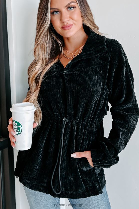 svart NanaMacs interessant perspektiv cordfløyelgenser 402NJ03813