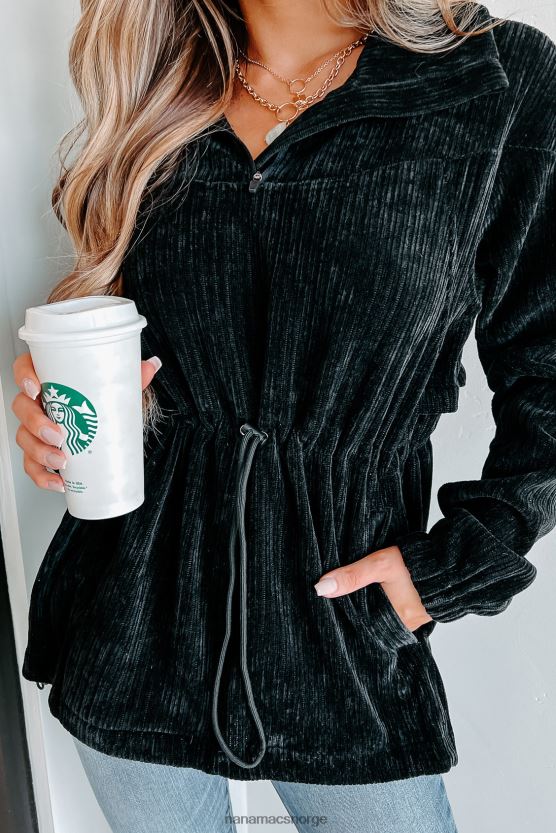 svart NanaMacs interessant perspektiv cordfløyelgenser 402NJ03813