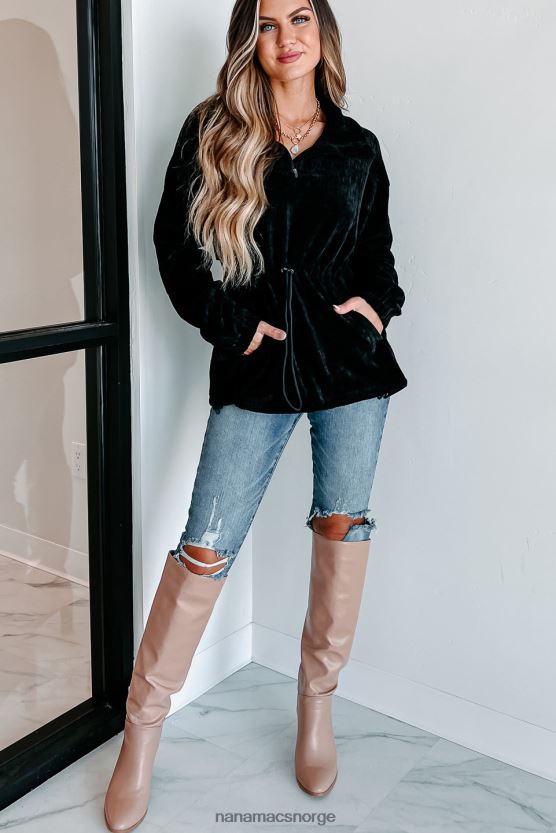 svart NanaMacs interessant perspektiv cordfløyelgenser 402NJ03813