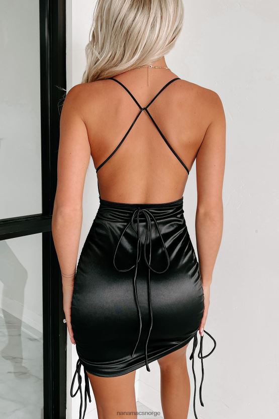 svart NanaMacs treffer byen grime bodycon kjole 402NJ01837