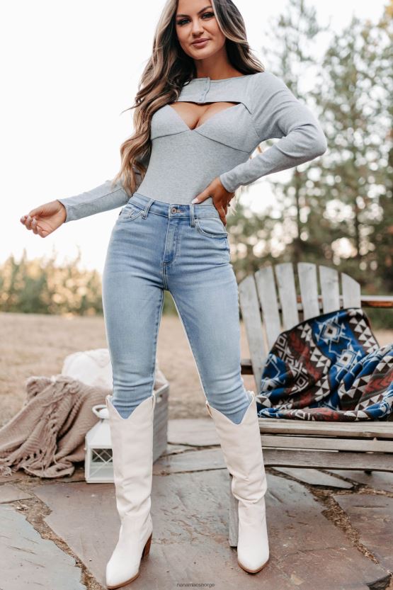 grå NanaMacs denne siden av byen original bodysuit 402NJ0384