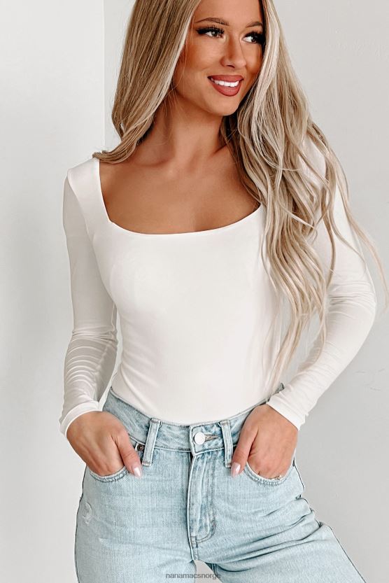 krem NanaMacs corine original bodysuit med firkantet hals 402NJ0286