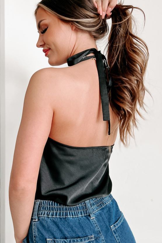 svart NanaMacs for alltid elegant bodysuit med grimekappe 402NJ0463