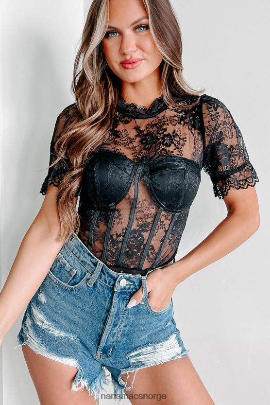 svart NanaMacs ikke din polstrede blondebody med jente 402NJ0408