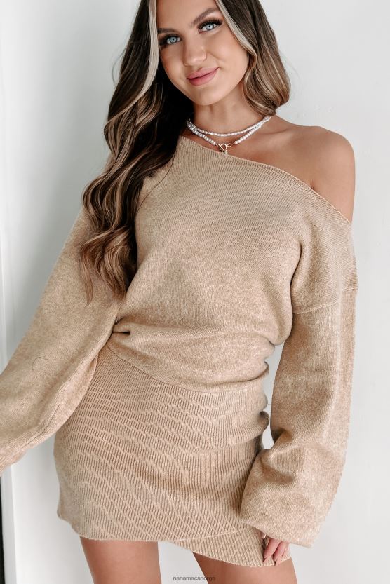 tan NanaMacs ingen dårlige vinkler genser kjole 402NJ02124