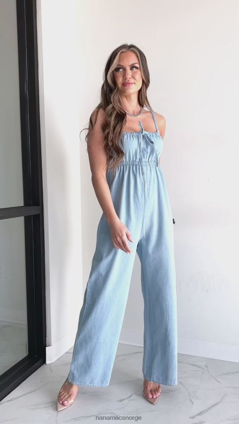 denim blå NanaMacs southern special denim jumpsuit 402NJ02630