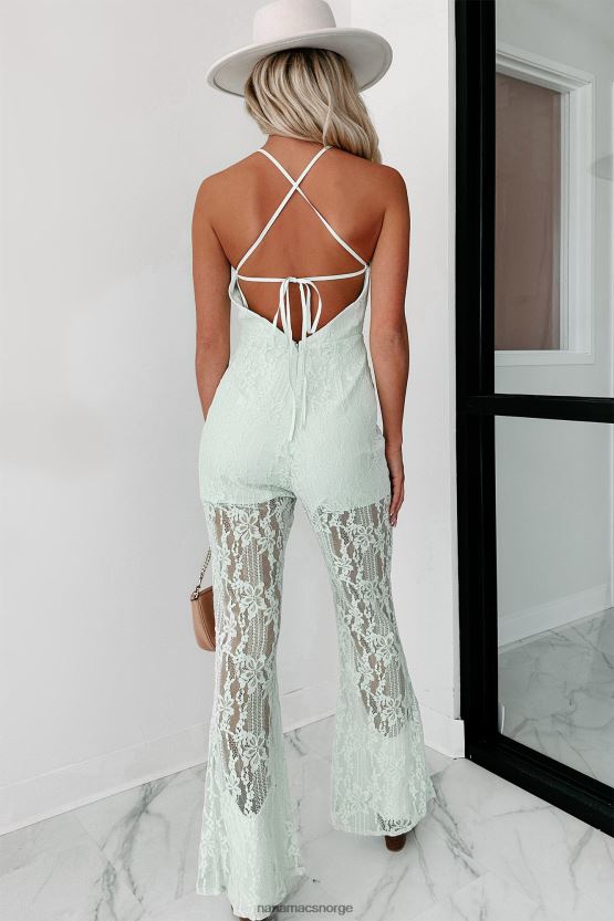 eple mynte NanaMacs uformell fantastisk blonde jumpsuit 402NJ02548