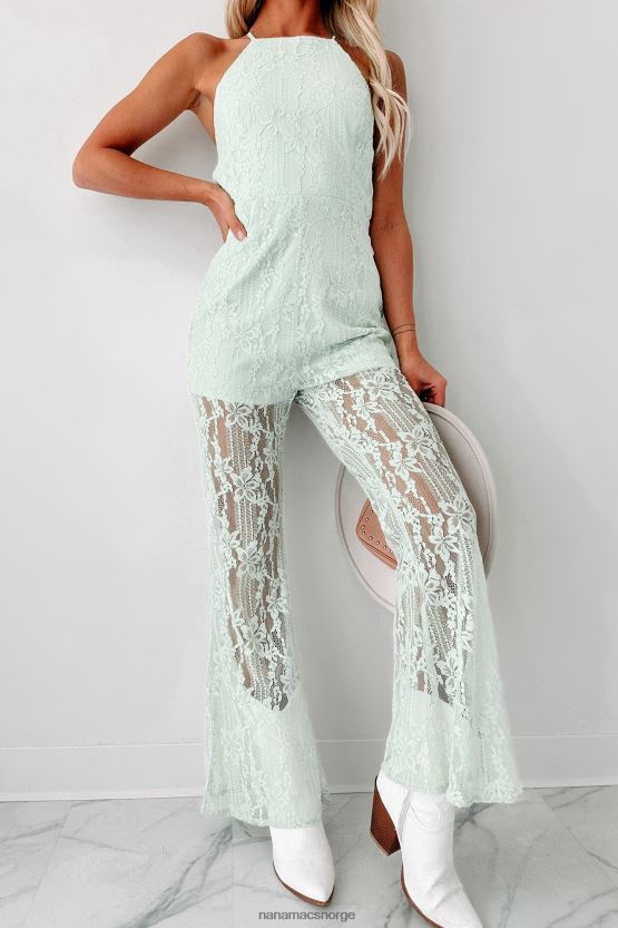 eple mynte NanaMacs uformell fantastisk blonde jumpsuit 402NJ02548