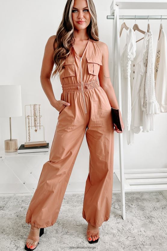 kamel NanaMacs briley jumpsuit med glidelås foran 402NJ02504