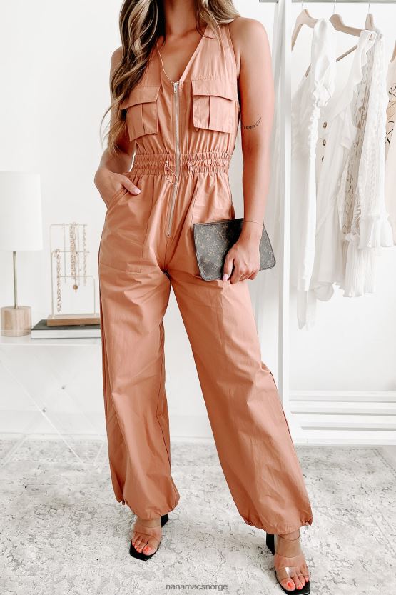 kamel NanaMacs briley jumpsuit med glidelås foran 402NJ02504