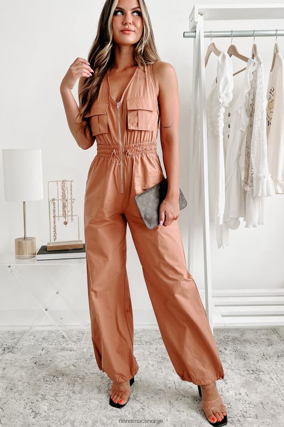 kamel NanaMacs briley jumpsuit med glidelås foran 402NJ02504