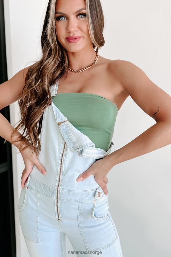 lett denim NanaMacs lang tid kommer skinny denim overalls 402NJ02613