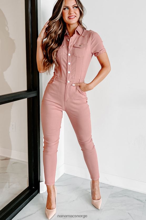 lilla NanaMacs savnet deg i det siste knapp foran skinny leg jumpsuit 402NJ02642
