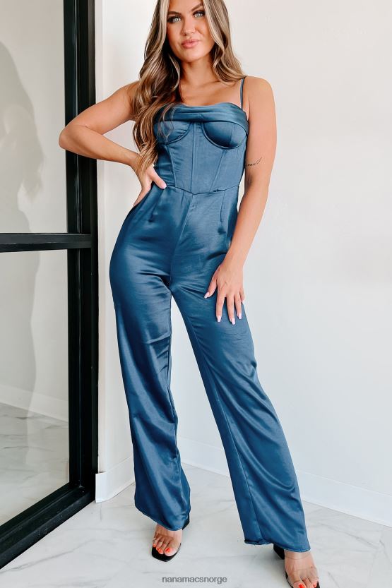 marinen NanaMacs eneste investor satin bustier jumpsuit 402NJ02516