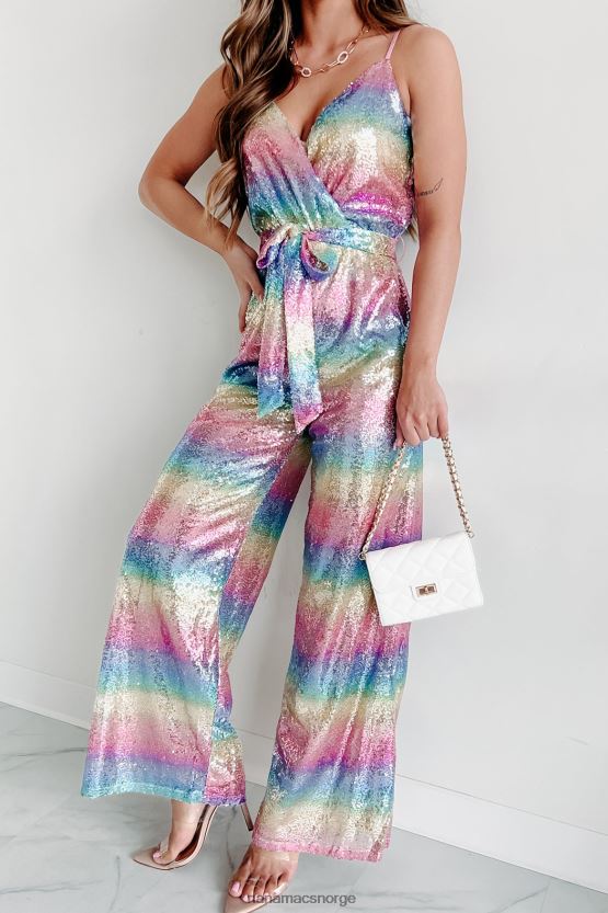multi NanaMacs som det var paljett wide leg jumpsuit 402NJ02610