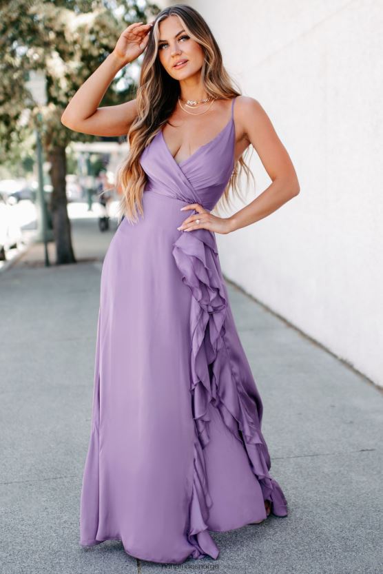 lilla NanaMacs tar pusten fra volang maxikjole 402NJ02423