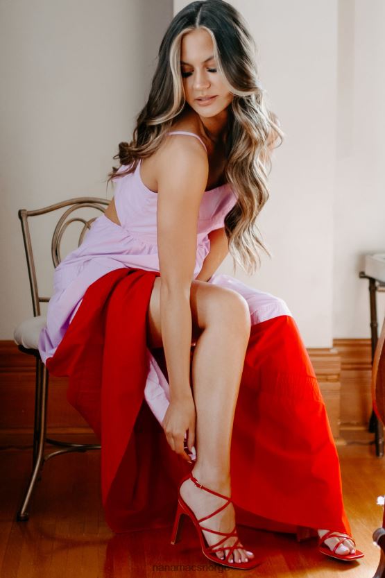 orkide NanaMacs ekte smiler colorblock maxi kjole 402NJ02394