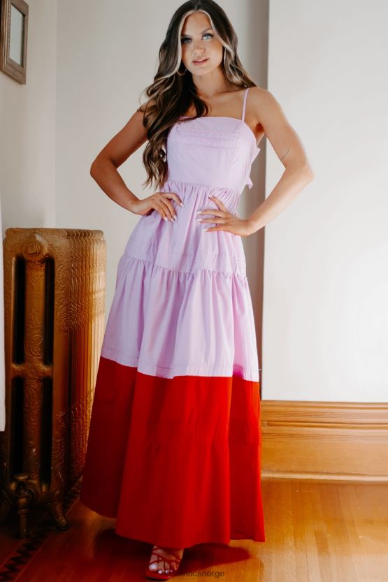 orkide NanaMacs ekte smiler colorblock maxi kjole 402NJ02394