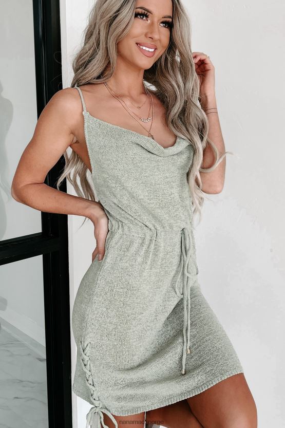 avokado NanaMacs langs siden din minikjole med kappe 402NJ02007