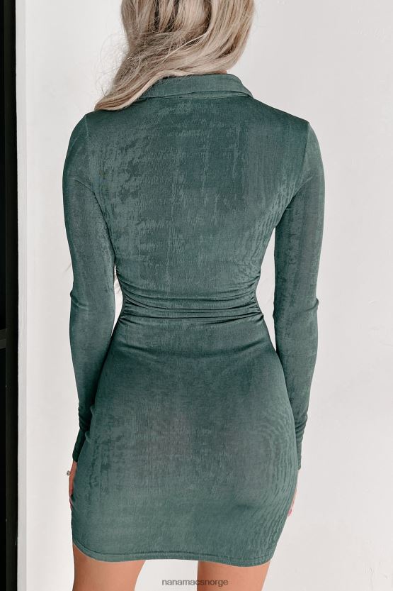 blå grønn NanaMacs ikke blås det utskårne bodycon minikjole 402NJ02103