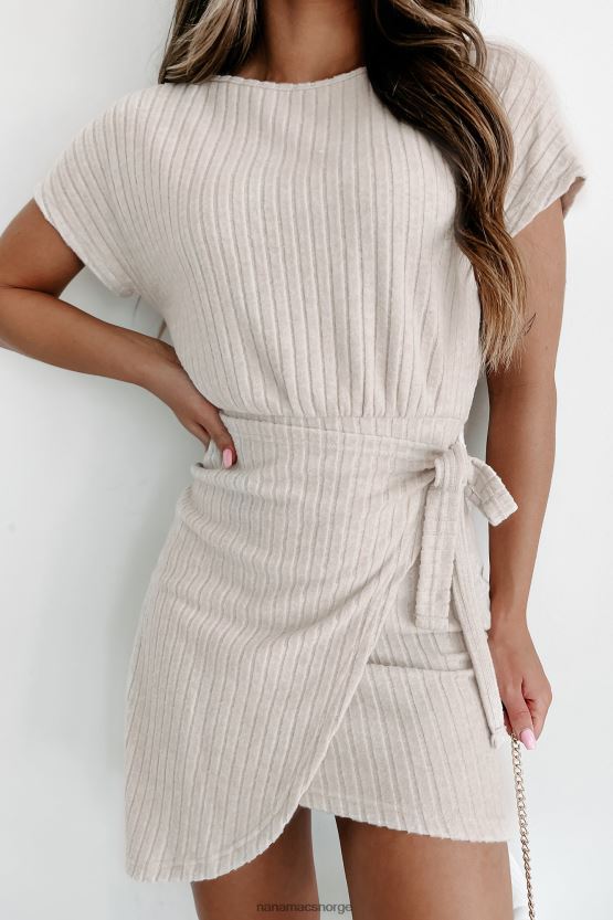 havregryn NanaMacs ciao for nå ribbet omslags-kjole 402NJ01831