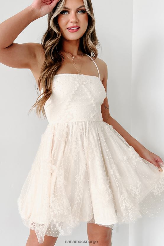 krem NanaMacs i dine drømmer sveitsisk dot minikjole 402NJ01932