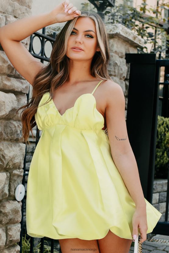 lime NanaMacs søt for meg minikjole med boblekant 402NJ01840