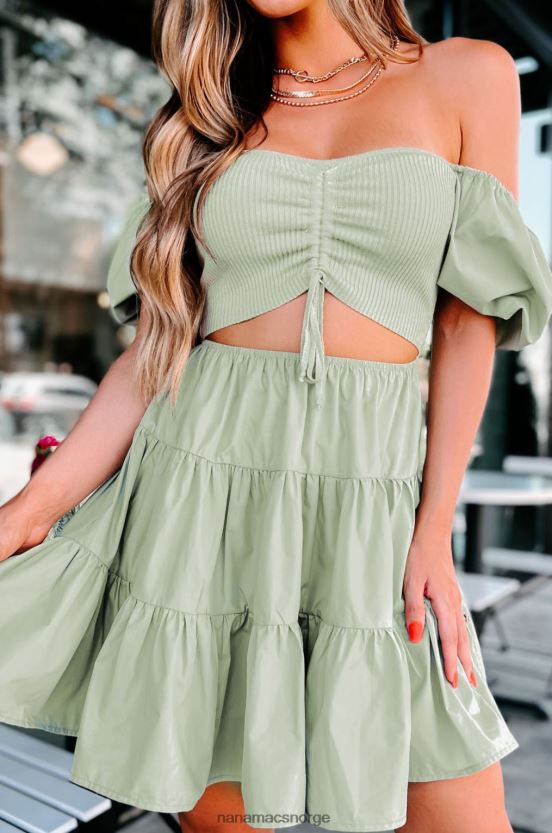 salvie NanaMacs pippy cut-out minikjole med puffermer 402NJ02152