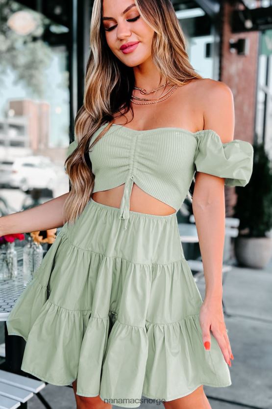 salvie NanaMacs pippy cut-out minikjole med puffermer 402NJ02152